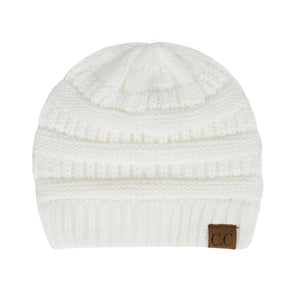 CC Beanie Popular Unisex Cable Knit Men Women Kids Skully Winter Hats by Truly Contagious - Truly Contagious