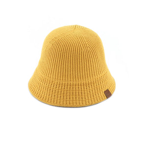 CC Beanie Ribbed Knit Adjustable Bucket Hat by Truly Contagious - Truly Contagious
