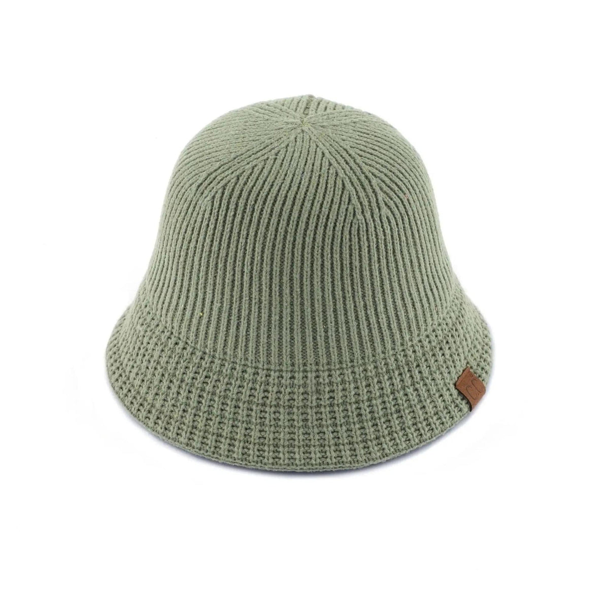 CC Beanie Ribbed Knit Adjustable Bucket Hat by Truly Contagious - Truly Contagious