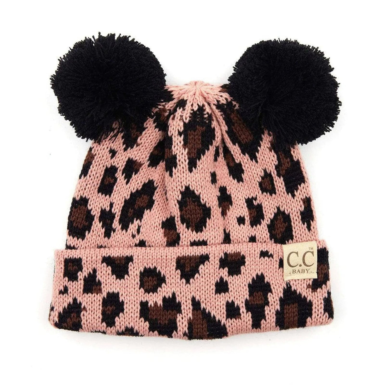 CC Brand Baby Animal Print Newborn - 12 Months Leopard Beanie - Truly Contagious