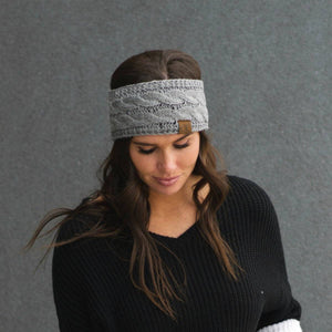 CC Brand Cable - Knit Lined Head Wrap for Women Hair Accessories - Truly Contagious