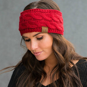 CC Brand Cable - Knit Lined Head Wrap for Women Hair Accessories - Truly Contagious