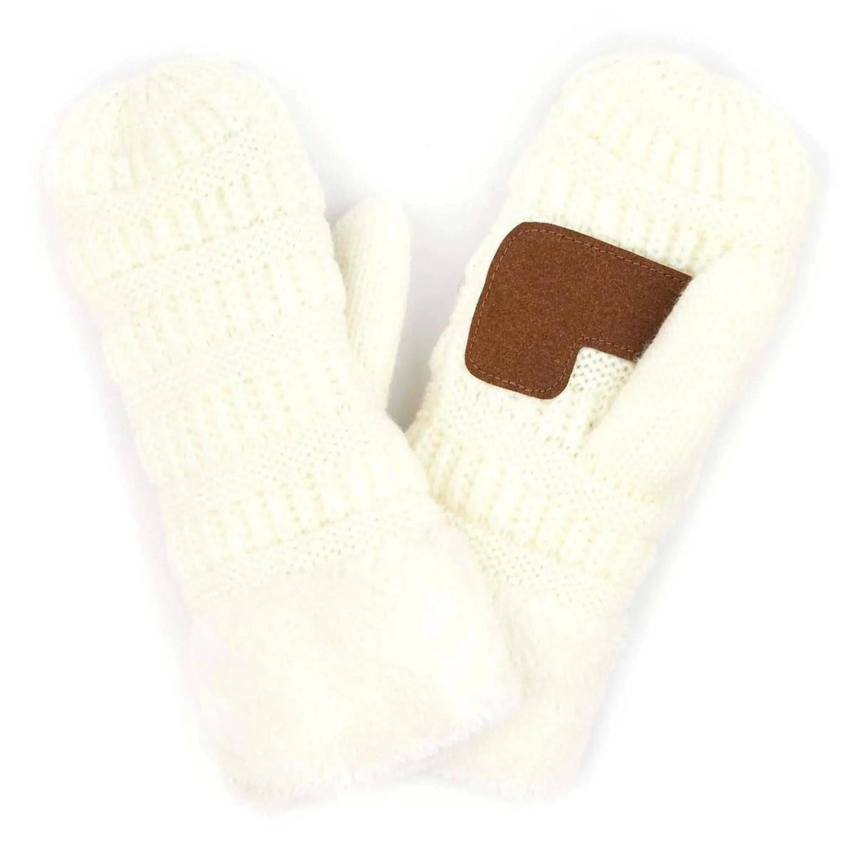 CC Brand Sherpa Lined Mittens Unisex Winter Accessories - Truly Contagious