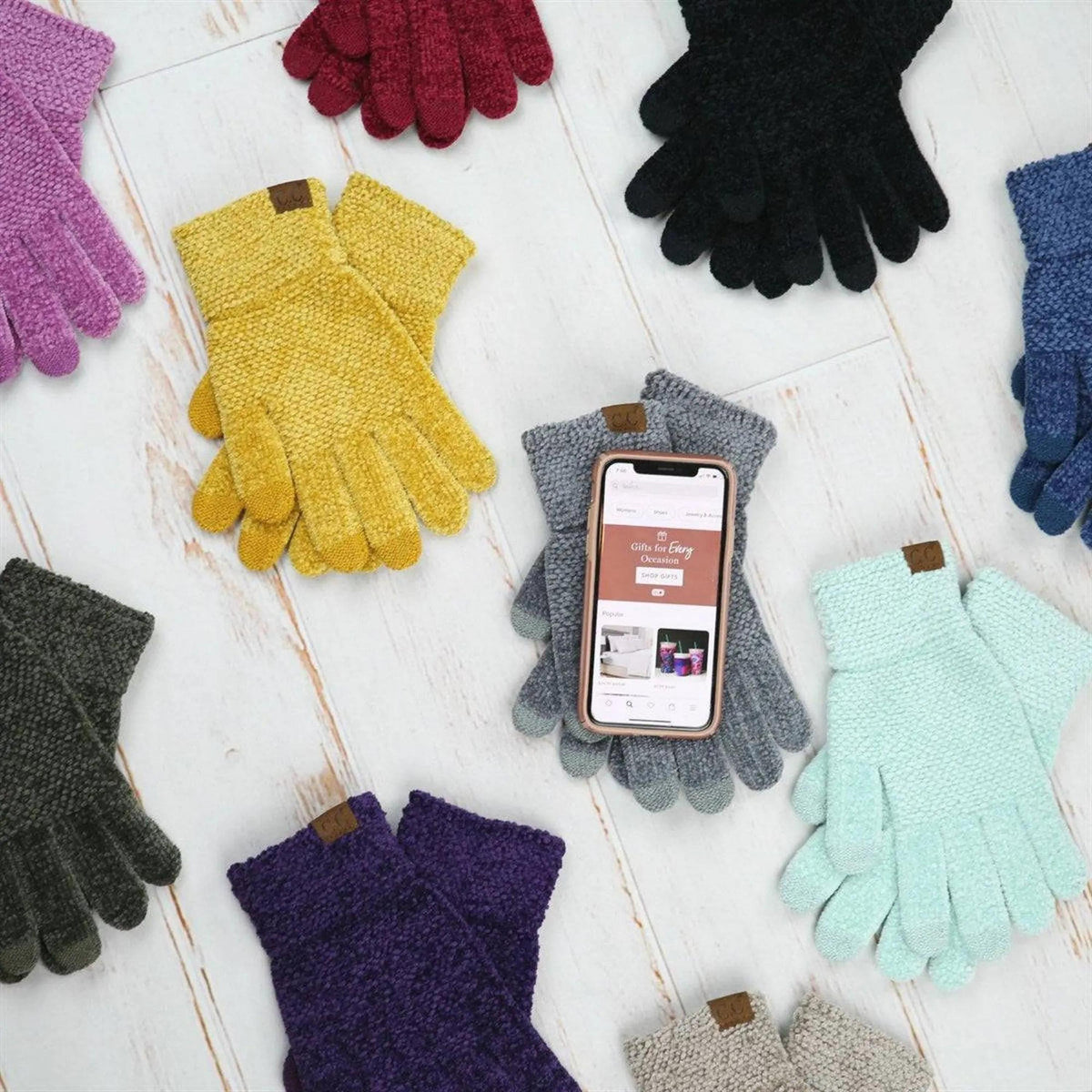 CC Brand Unisex Touchscreen Phone Tech Touch Winter Gloves Accessories - Truly Contagious
