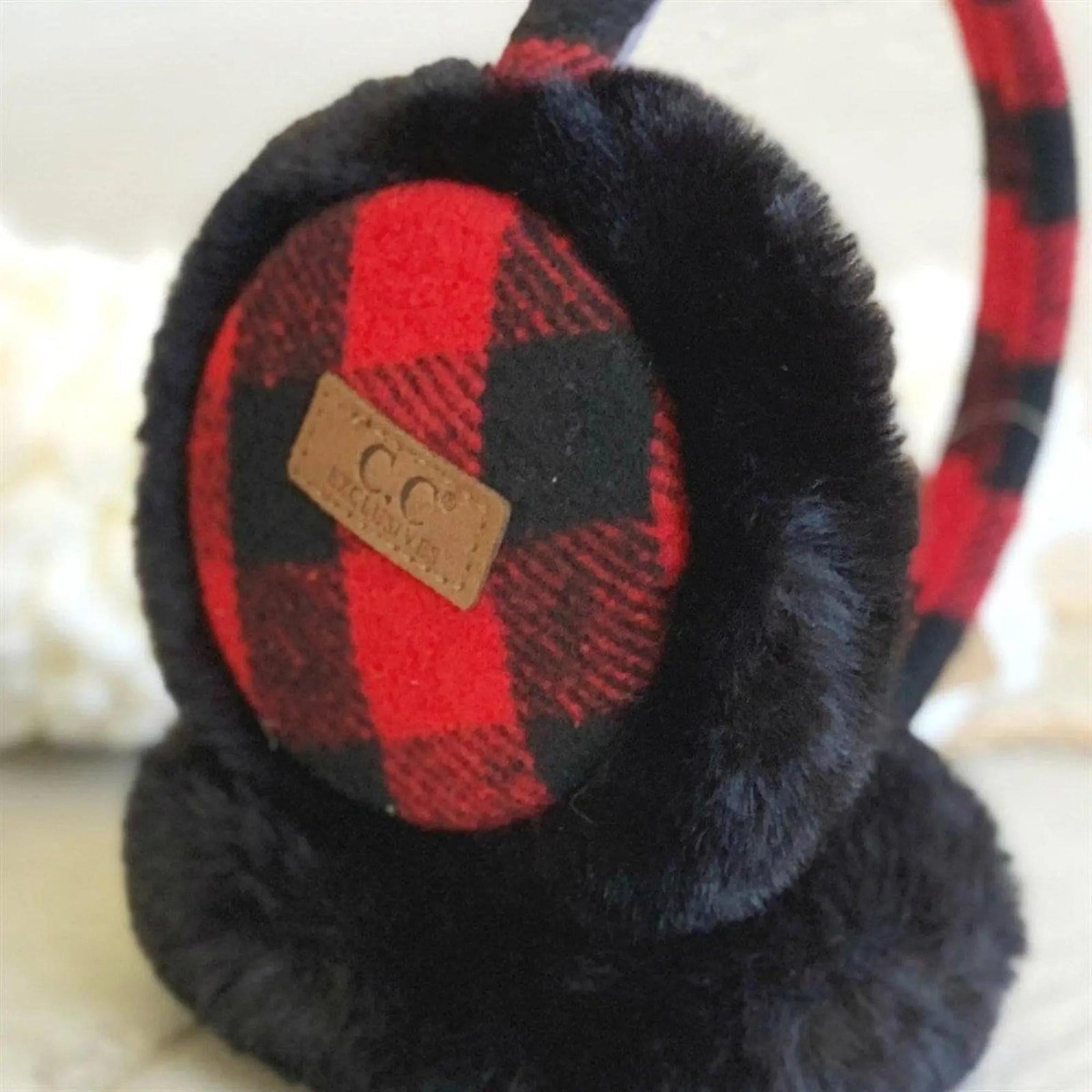 CC Buffalo Plaid Earmuff - Truly Contagious