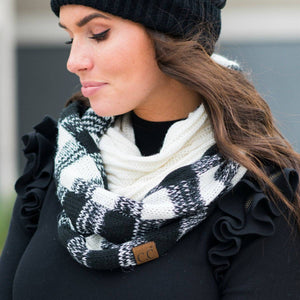 CC Buffalo Plaid Scarf - Truly Contagious