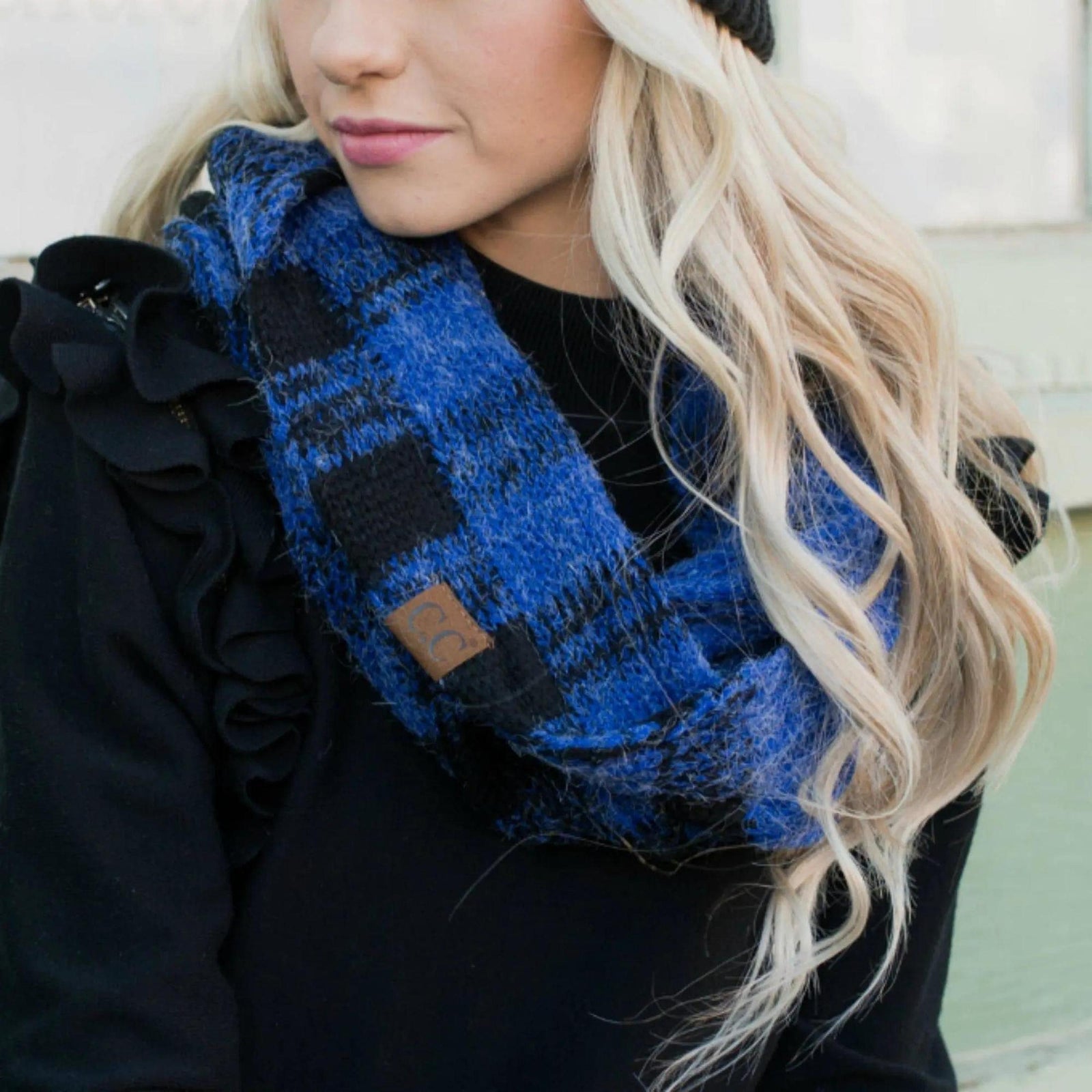CC Buffalo Plaid Scarf - Truly Contagious