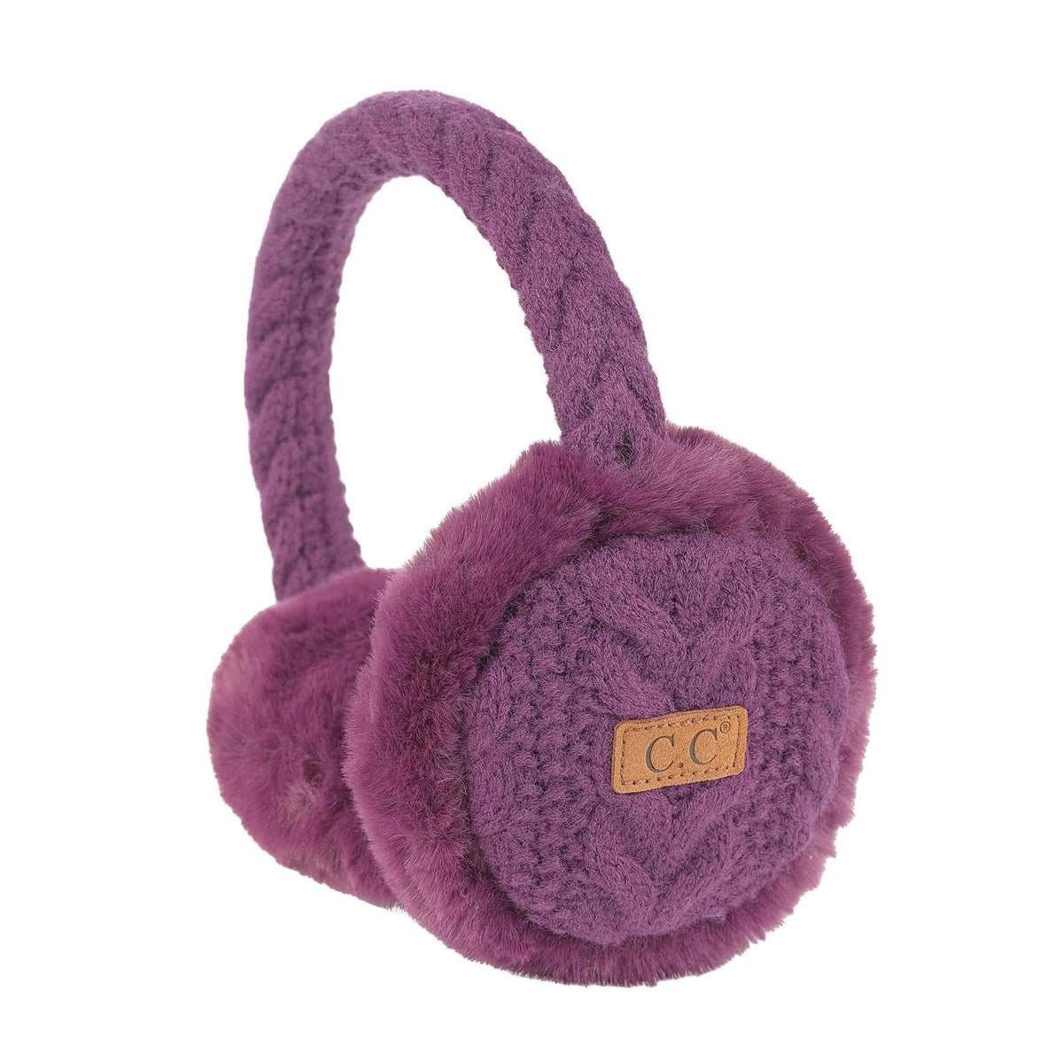 CC Cable Knit Earmuffs - Truly Contagious
