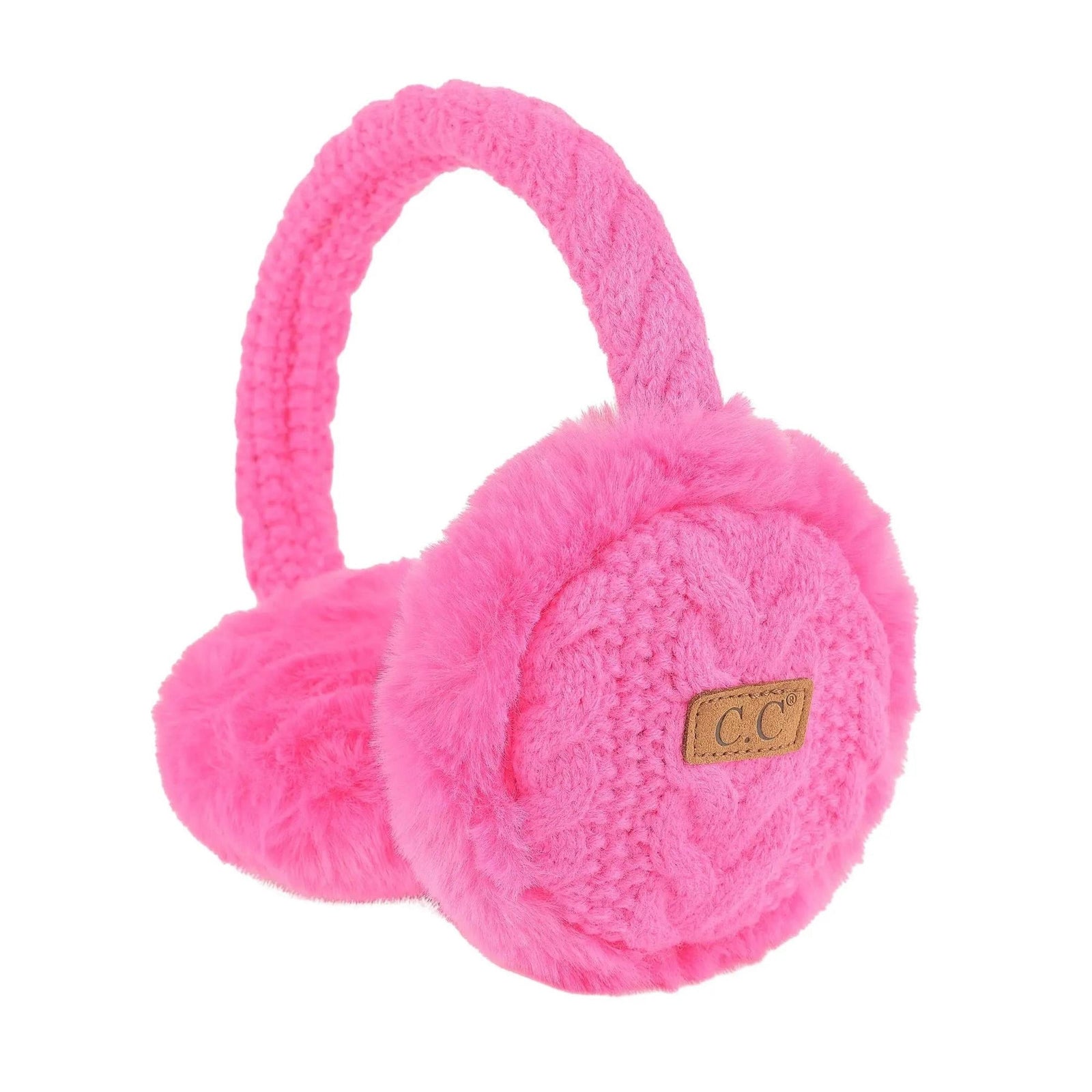 CC Cable Knit Earmuffs - Truly Contagious