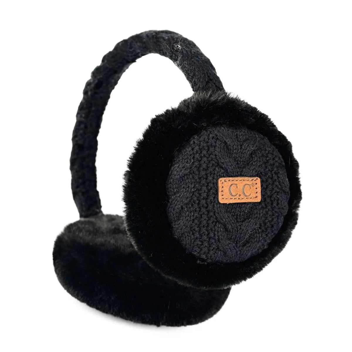CC Cable Knit Earmuffs - Truly Contagious