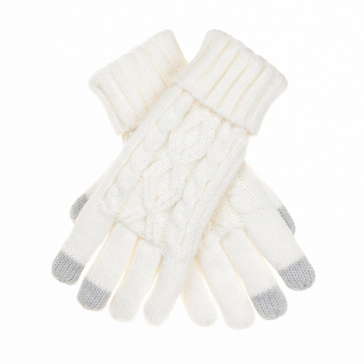 CC Cable Knit Fleece Lined Gloves - Truly Contagious