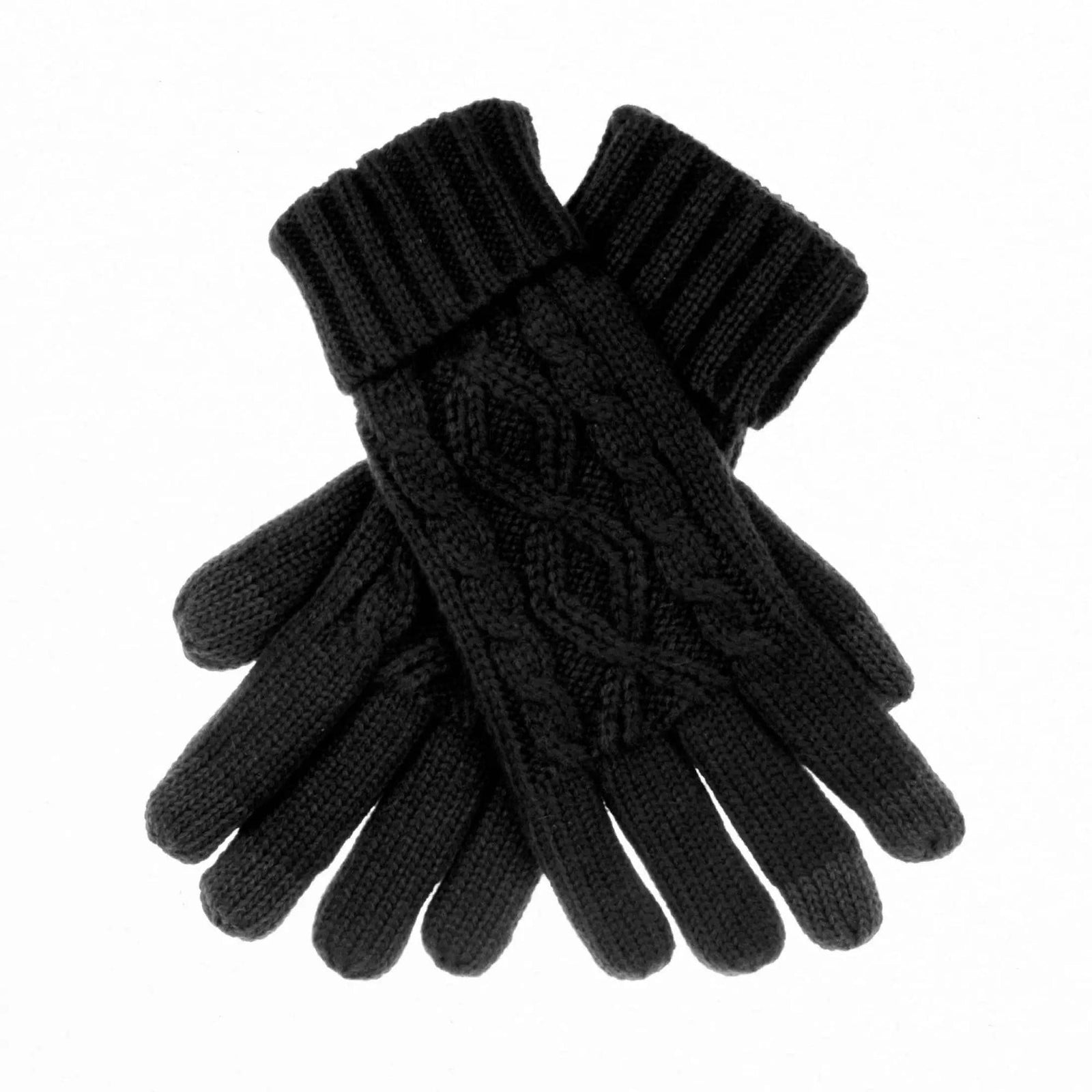 CC Cable Knit Fleece Lined Gloves - Truly Contagious