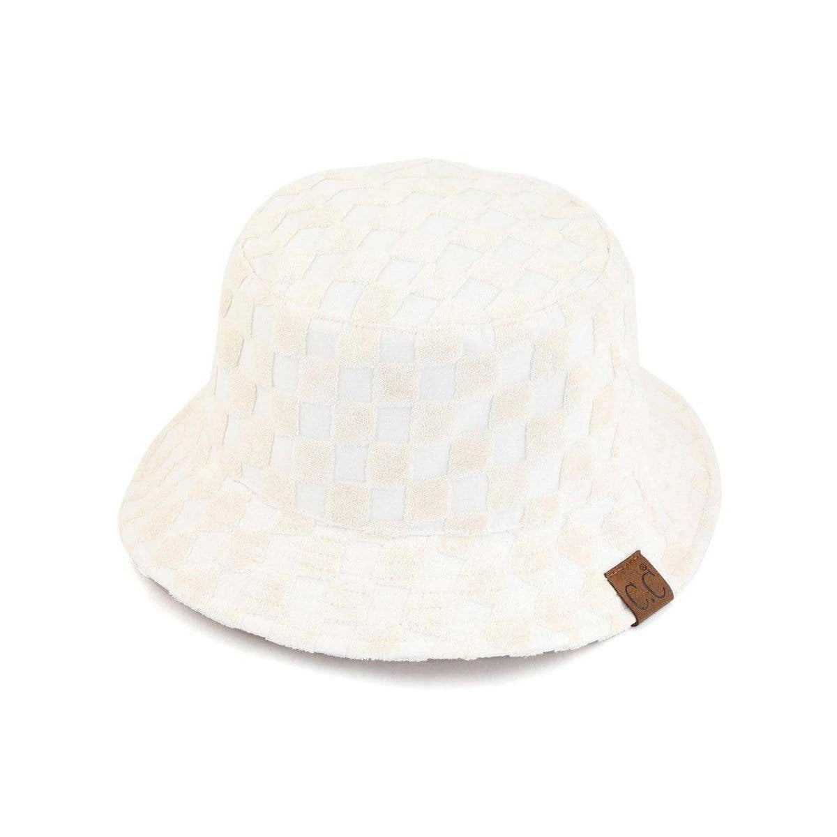 CC Checkered Terry Cloth Bucket - Truly Contagious