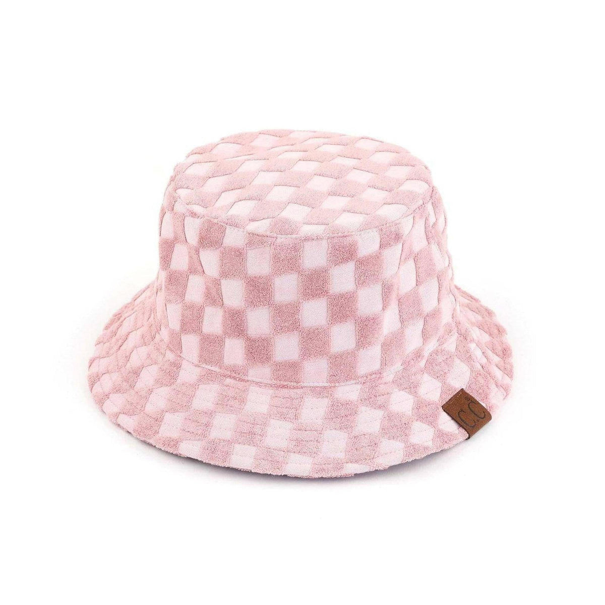 CC Checkered Terry Cloth Bucket - Truly Contagious