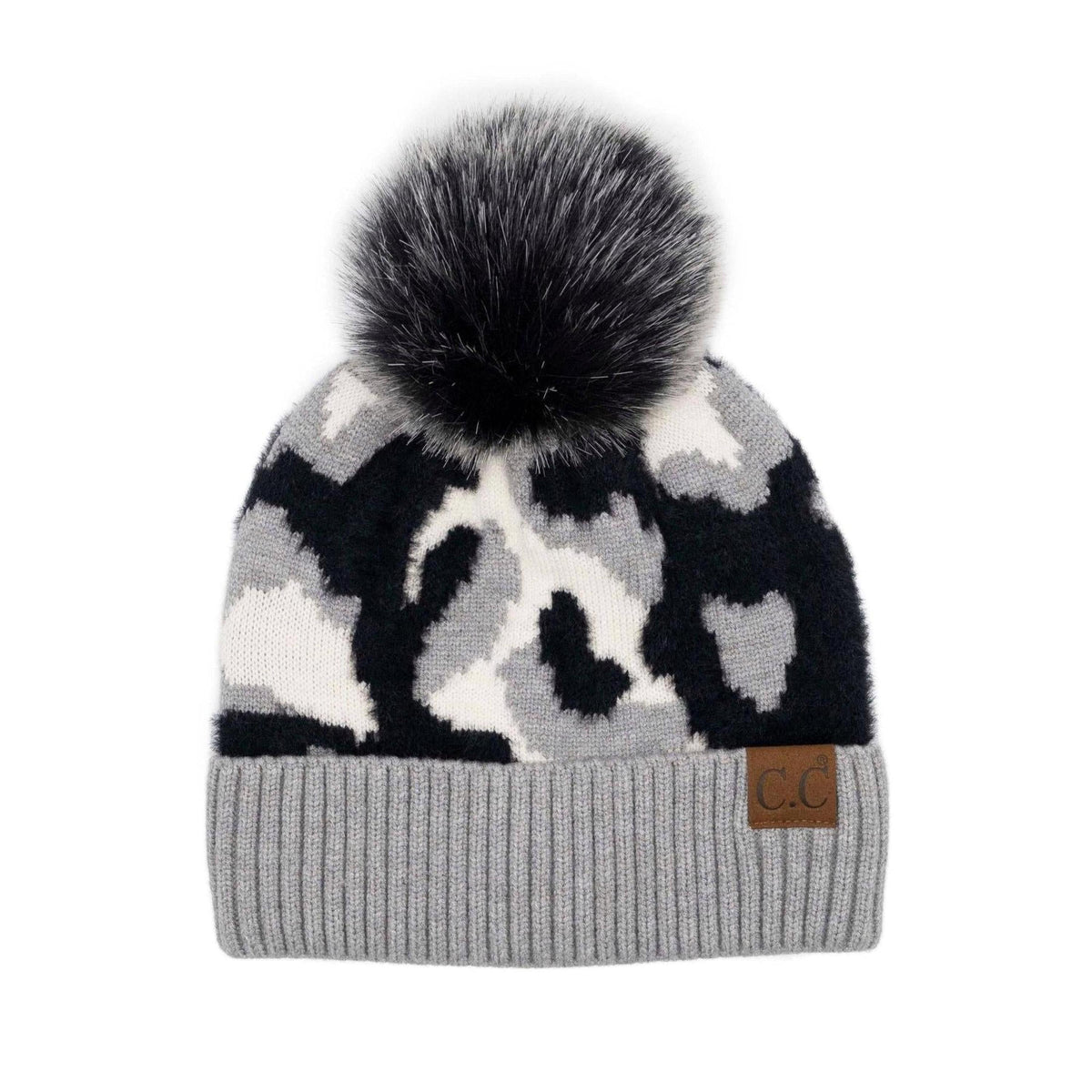 CC Chenille Abstract Print Beanie - Truly Contagious