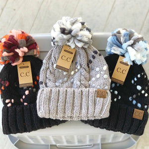 CC Chunky Jumbo Yarn Beanie - Truly Contagious