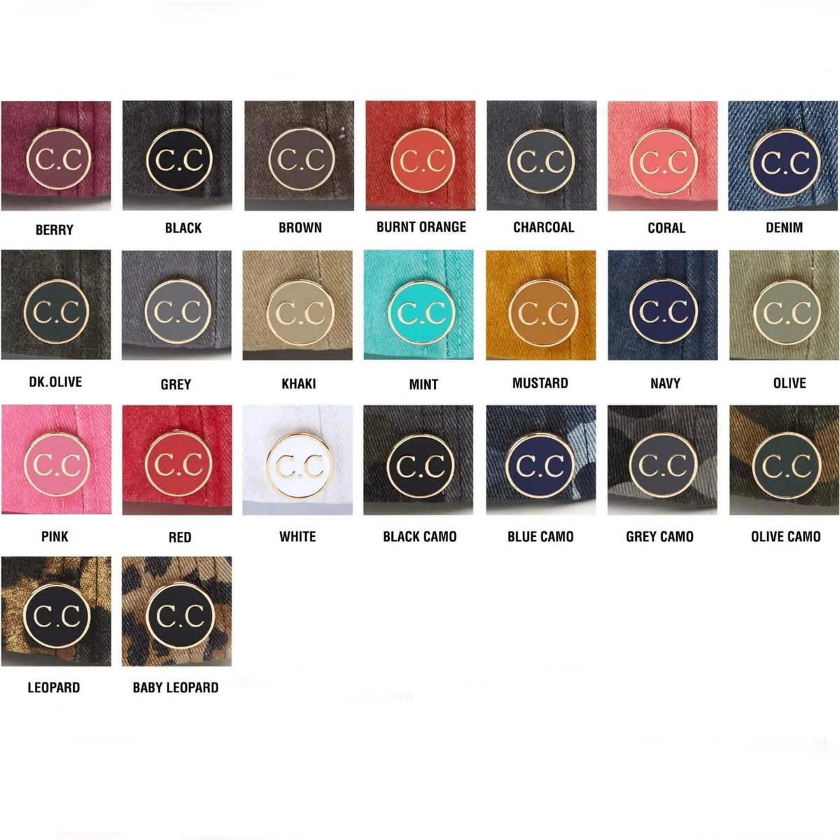 CC Cotton Hats Criss Cross Style Women Cap for Ponytails - Mask Glasses Compatible - Truly Contagious