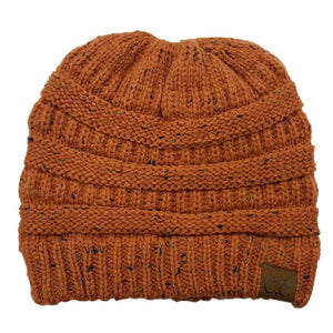 CC Cozy Confetti Bun Ponytail Beanies Hats - Truly Contagious
