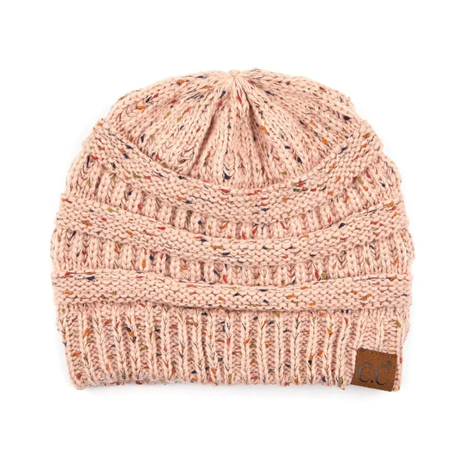 CC Cozy Confetti Cable Knit Skully Beanies Hats - Truly Contagious