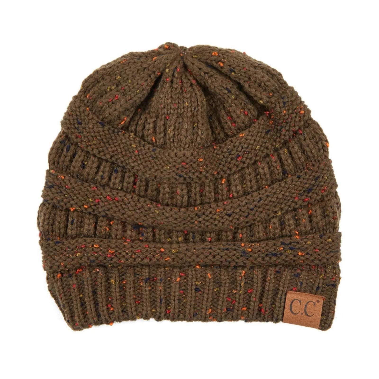 CC Cozy Confetti Cable Knit Skully Beanies Hats - Truly Contagious