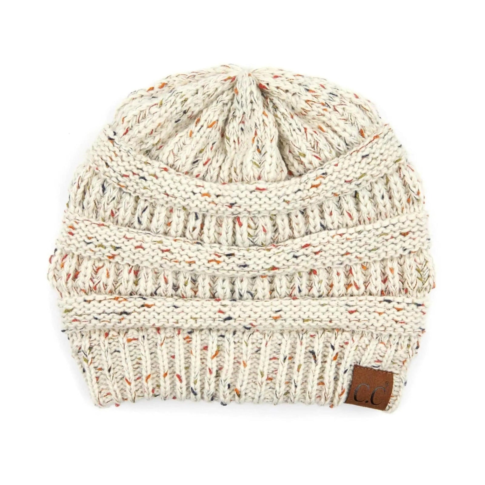 CC Cozy Confetti Cable Knit Skully Beanies Hats - Truly Contagious
