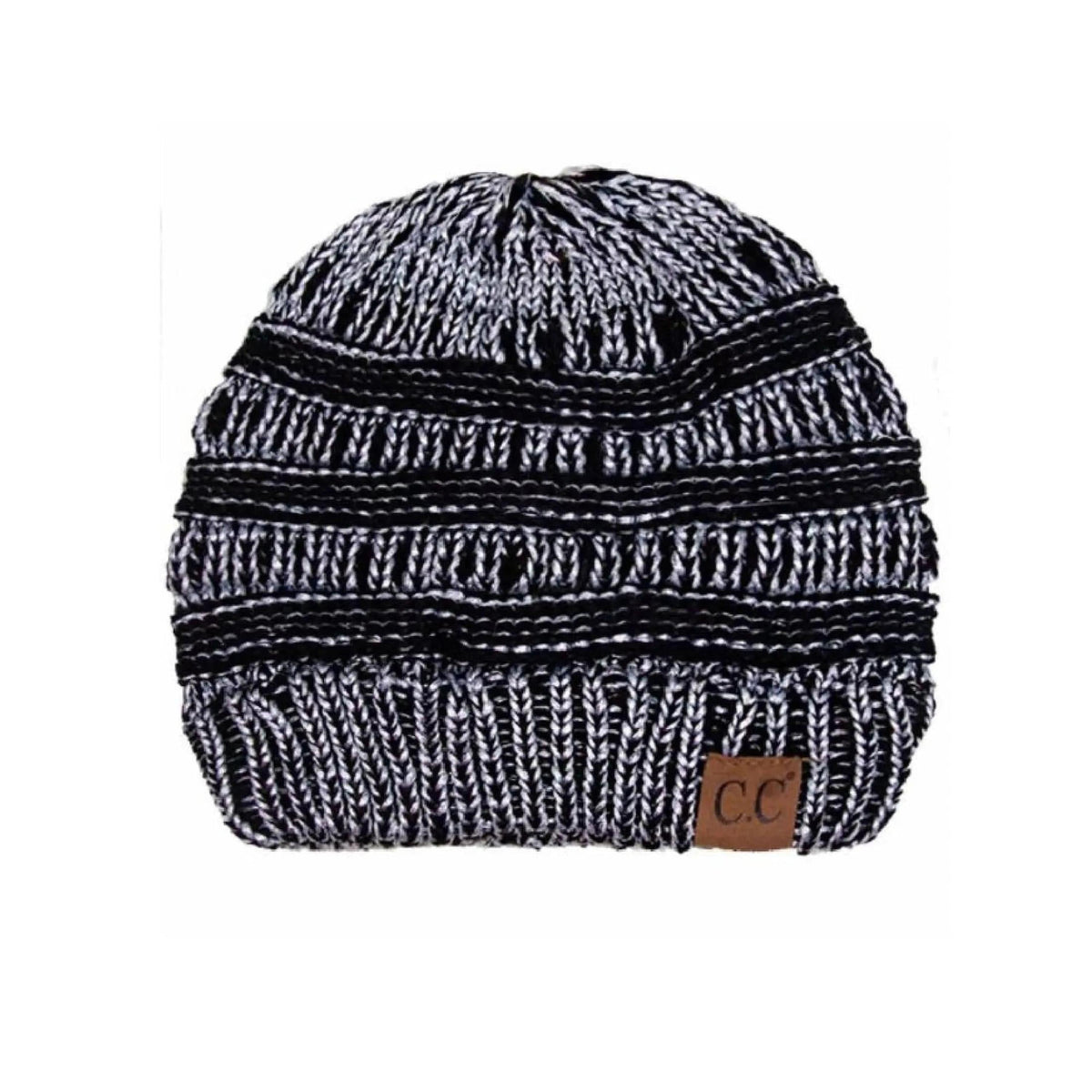 CC Cozy Metallic Cable Knit Skully Beanies Hats - Truly Contagious