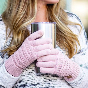 CC Cozy Metallic Tech Screen Gloves - Truly Contagious