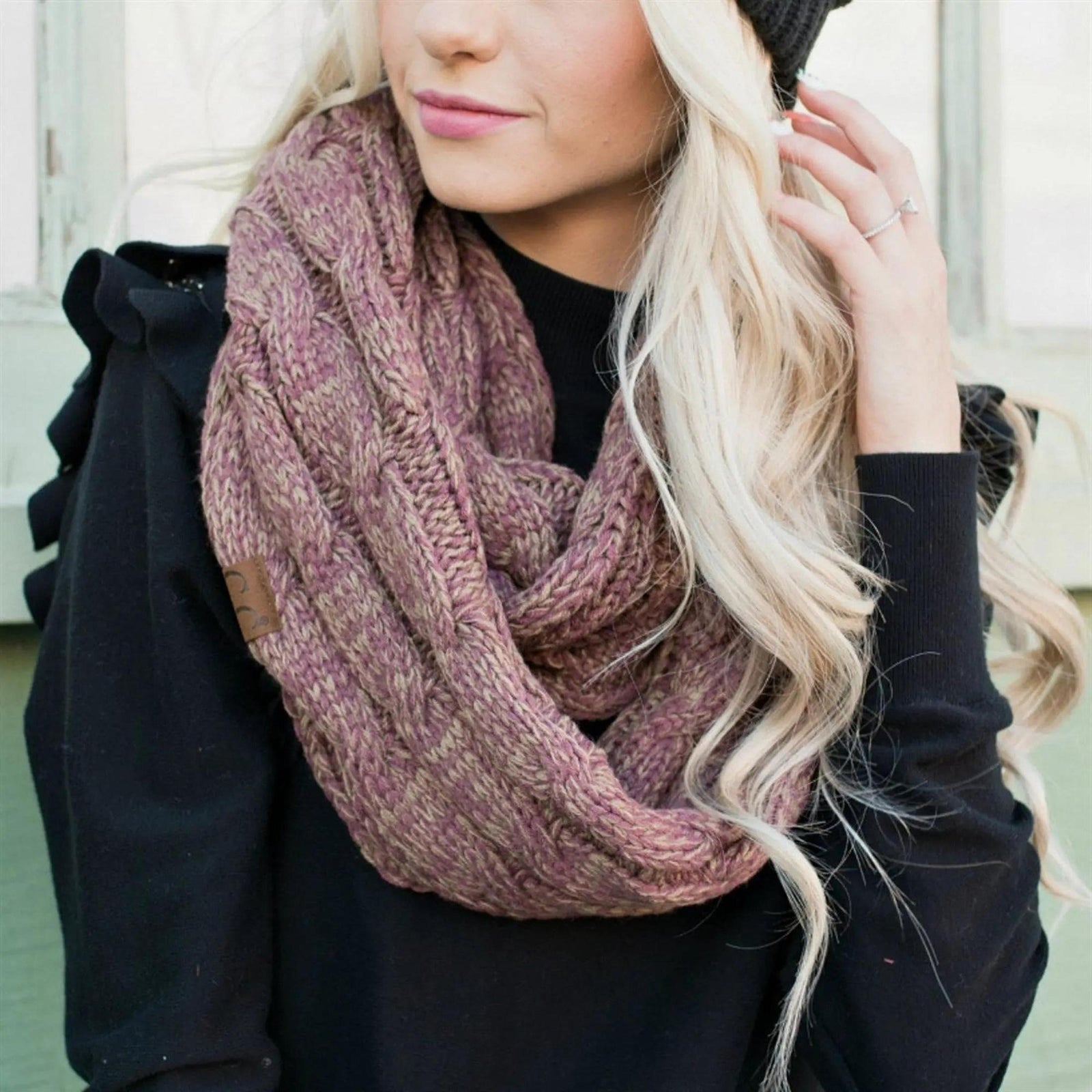 CC Crafted Multi Color Infinity Scarf - Truly Contagious