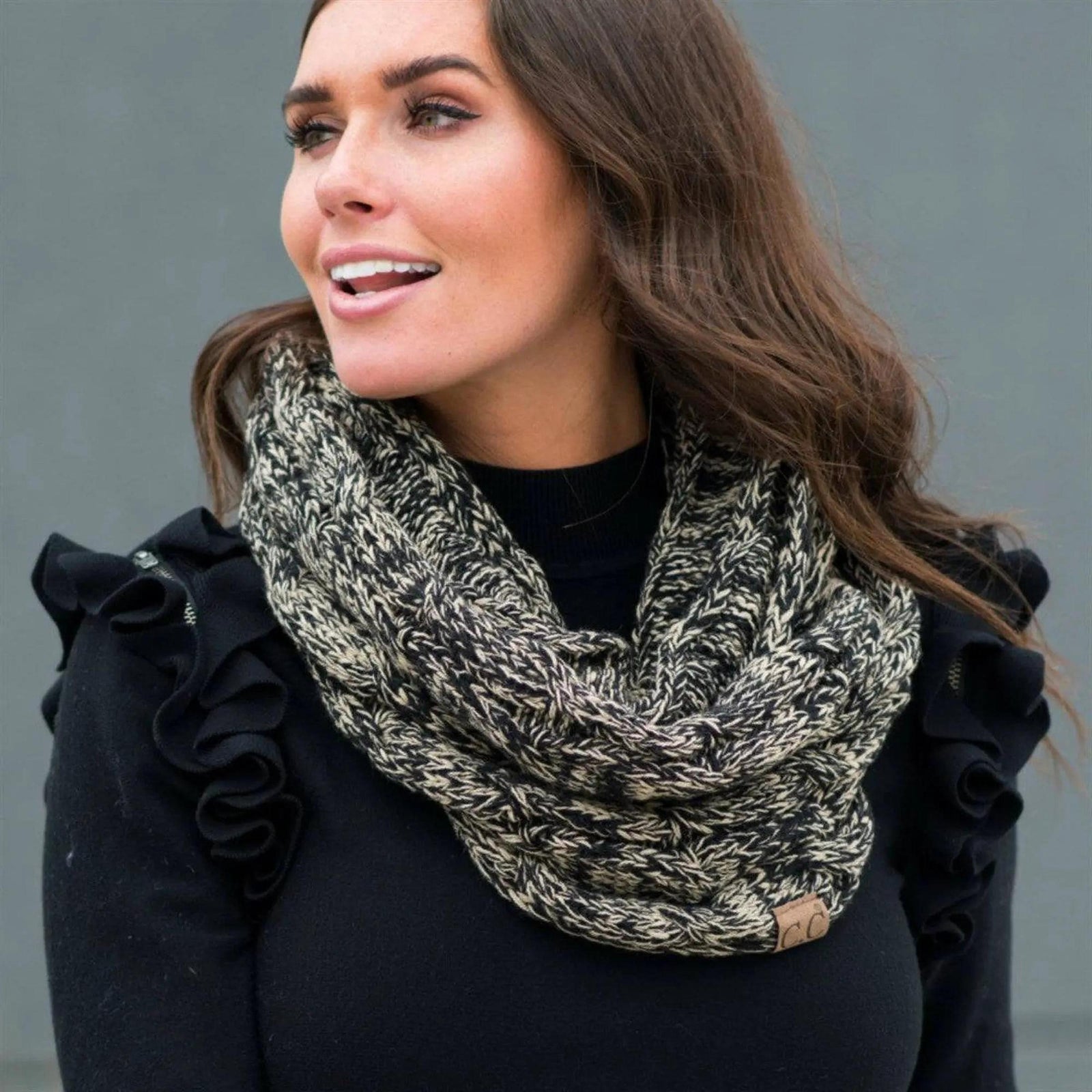 CC Crafted Multi Color Infinity Scarf - Truly Contagious