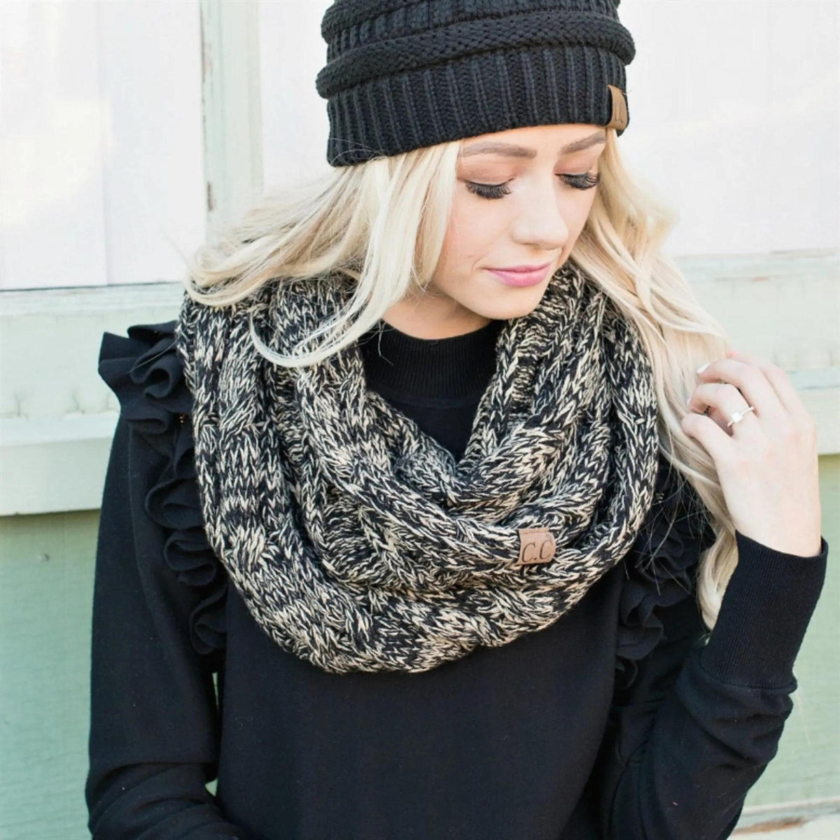 CC Crafted Multi Color Infinity Scarf - Truly Contagious