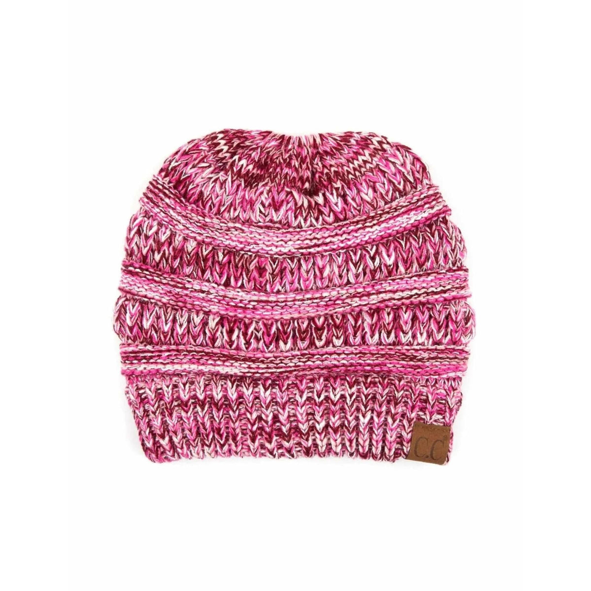 CC Crafted Multi - Toned Bun Kids Youth to Adult Beanies Hats - Truly Contagious