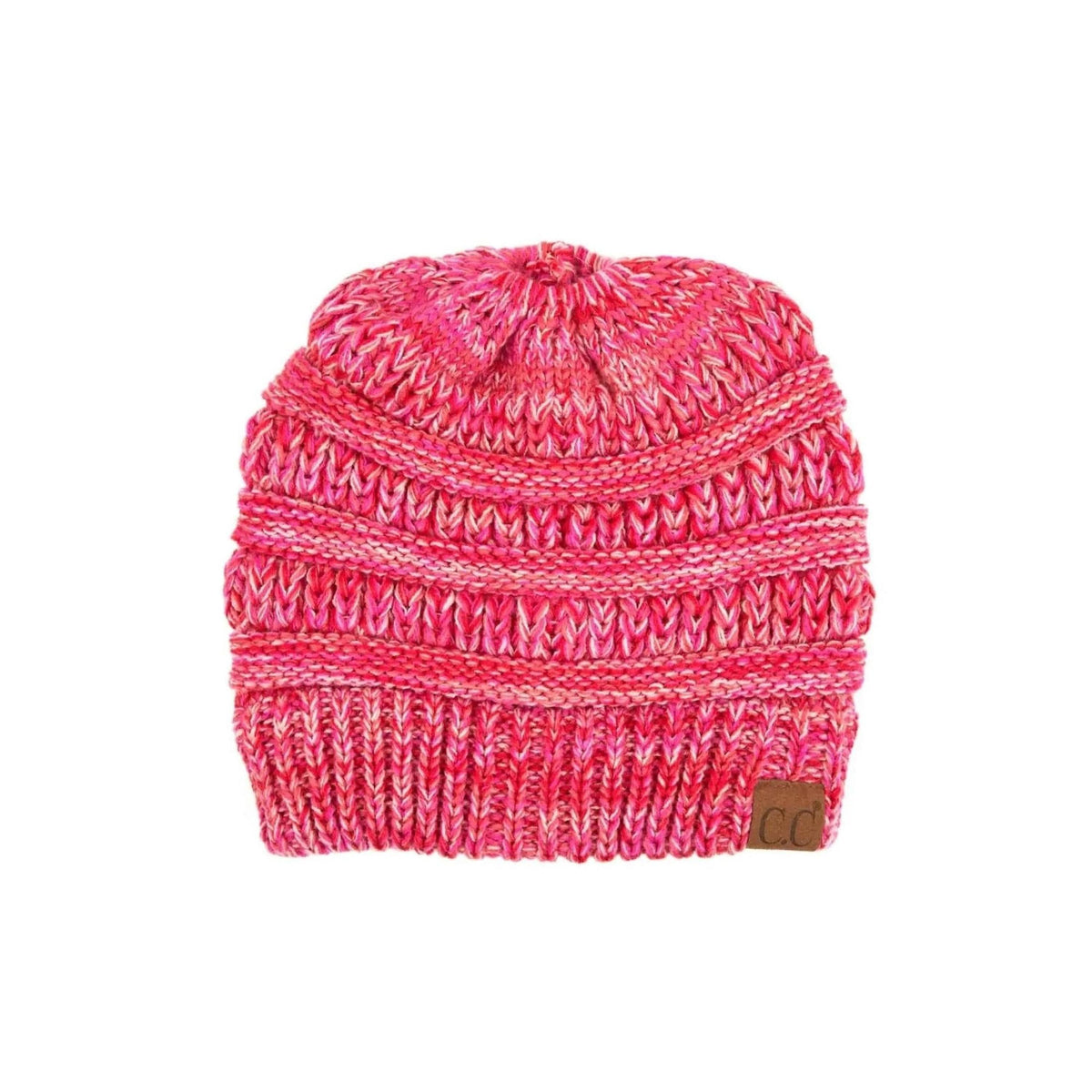 CC Crafted Multi - Toned Bun Kids Youth to Adult Beanies Hats - Truly Contagious