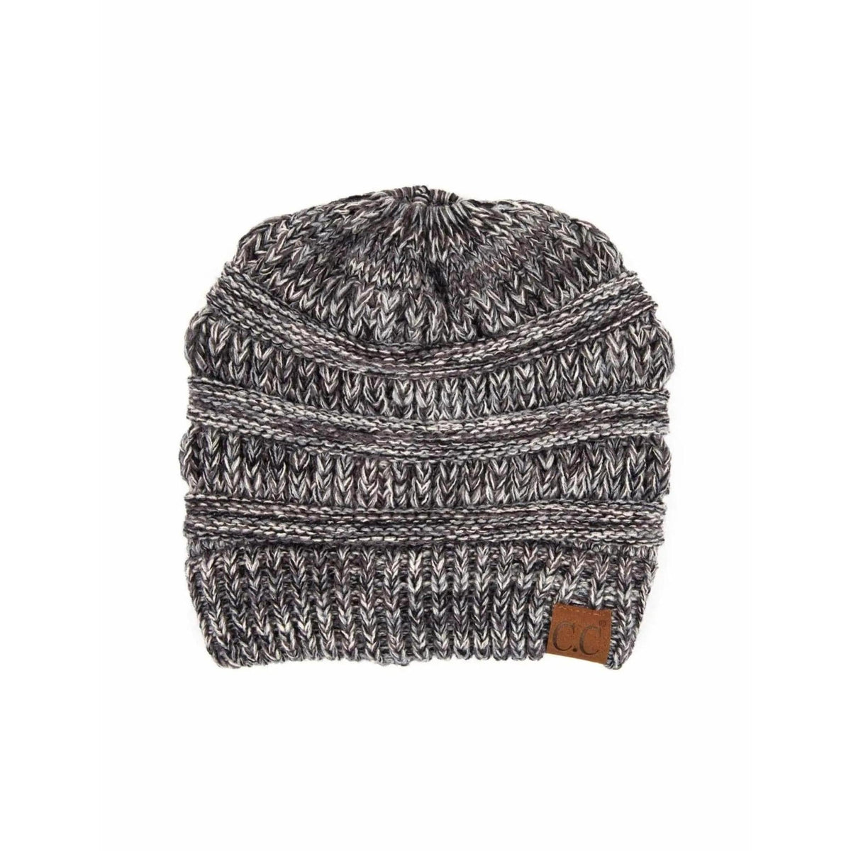 CC Crafted Multi - Toned Bun Kids Youth to Adult Beanies Hats - Truly Contagious