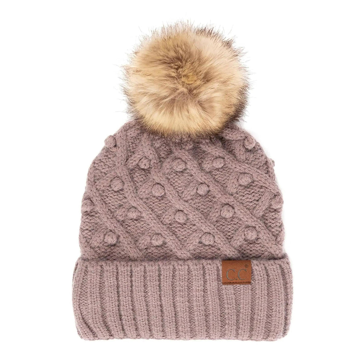 CC Crafted Pom Kids Youth to Adult Beanies Hats - Truly Contagious