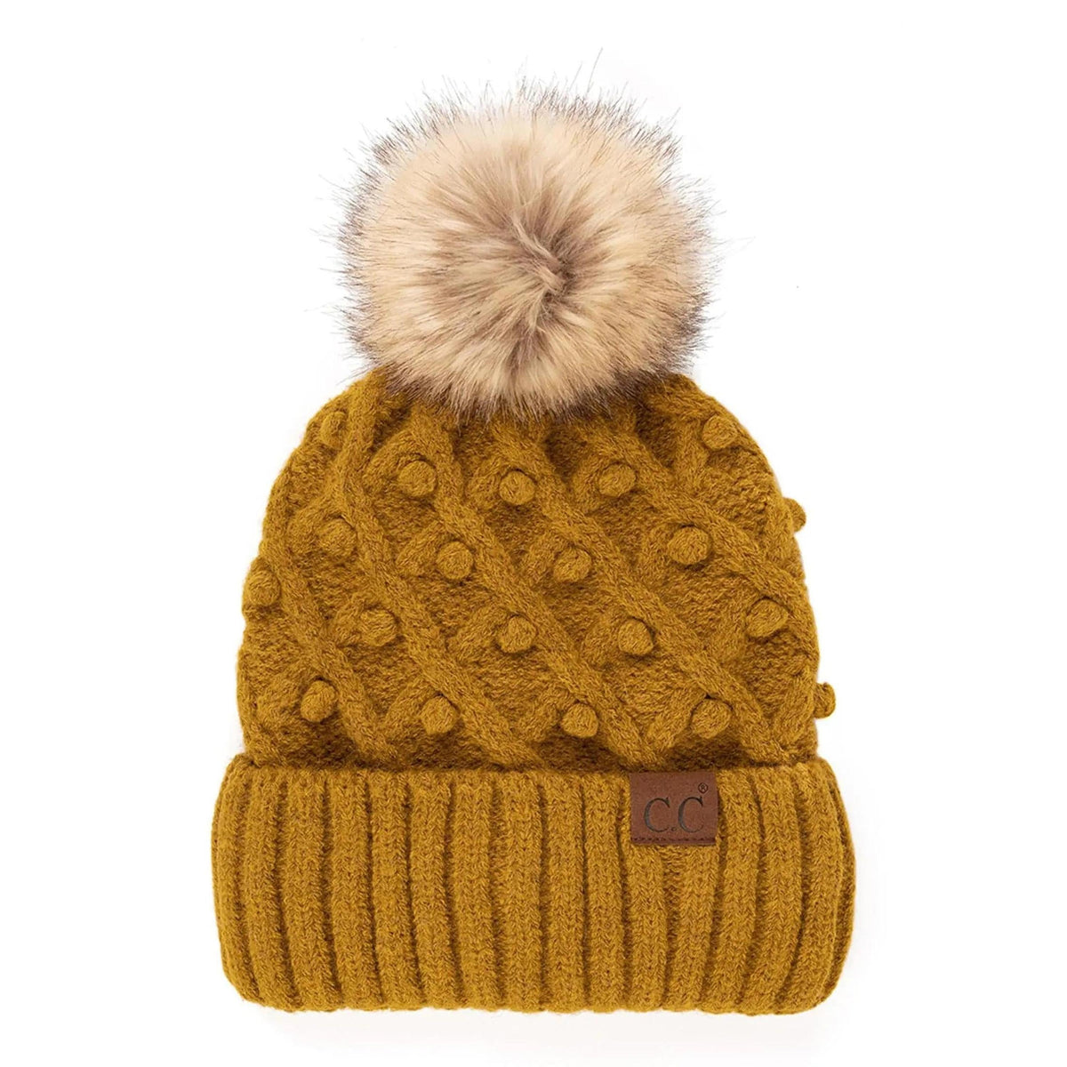 CC Crafted Pom Kids Youth to Adult Beanies Hats - Truly Contagious