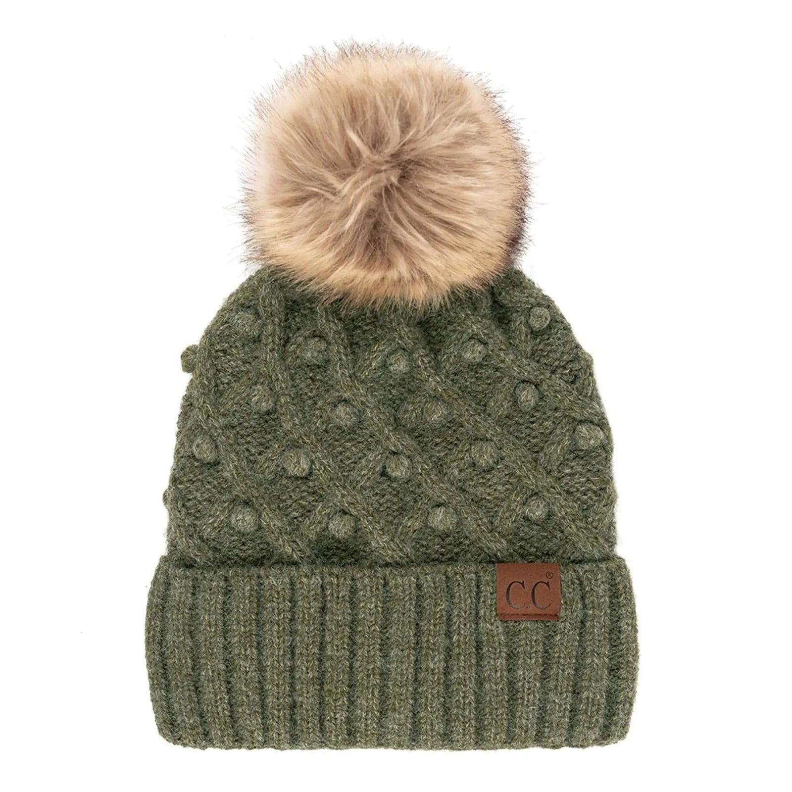 CC Crafted Pom Kids Youth to Adult Beanies Hats - Truly Contagious