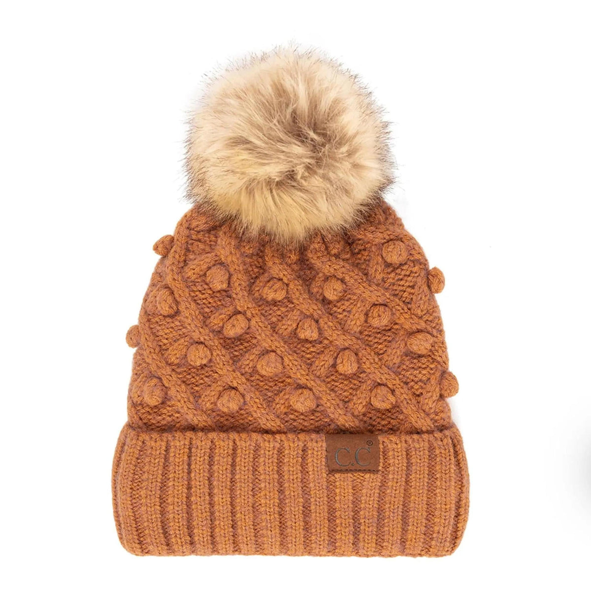 CC Crafted Pom Kids Youth to Adult Beanies Hats - Truly Contagious