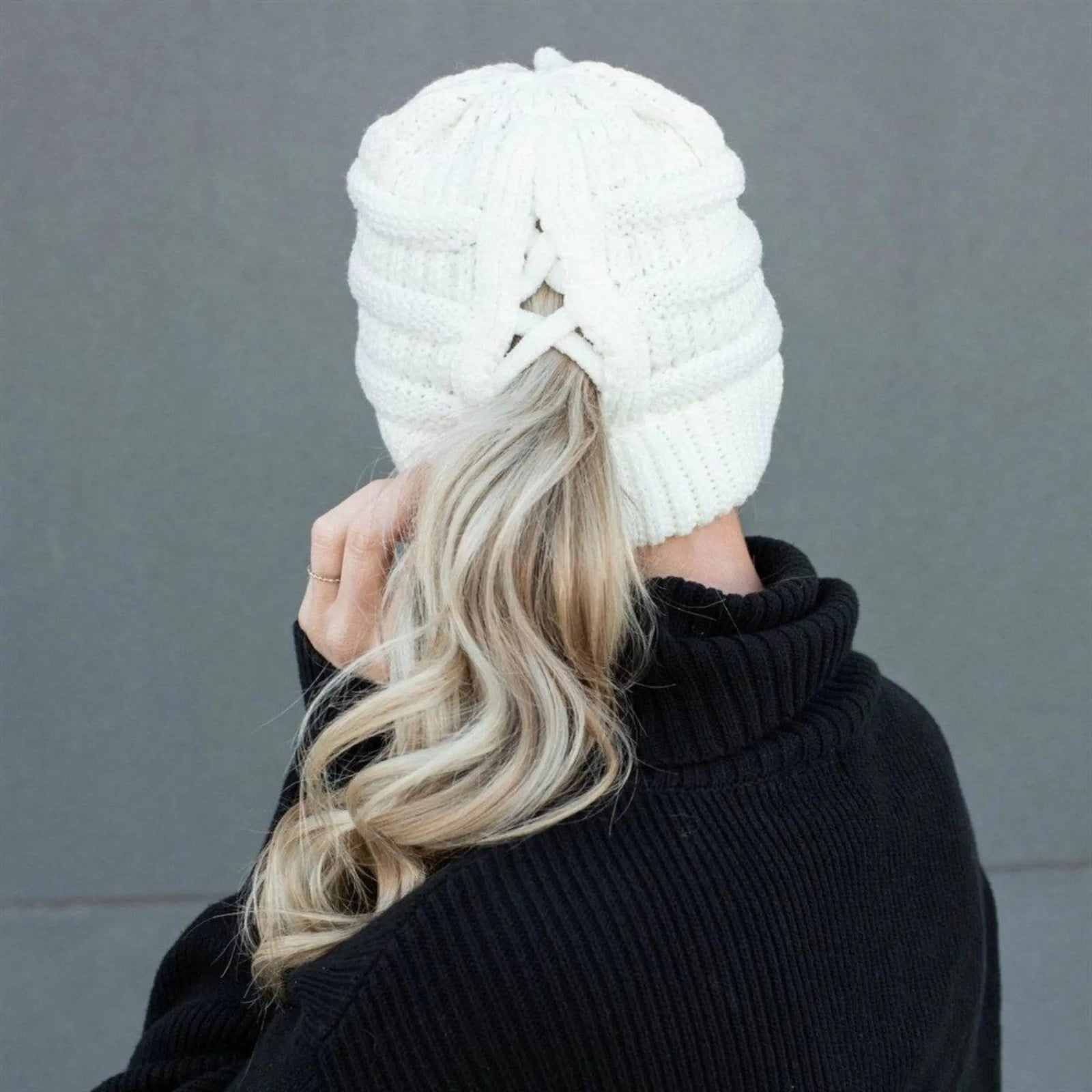 CC Criss - Cross Pony Beanie - Truly Contagious