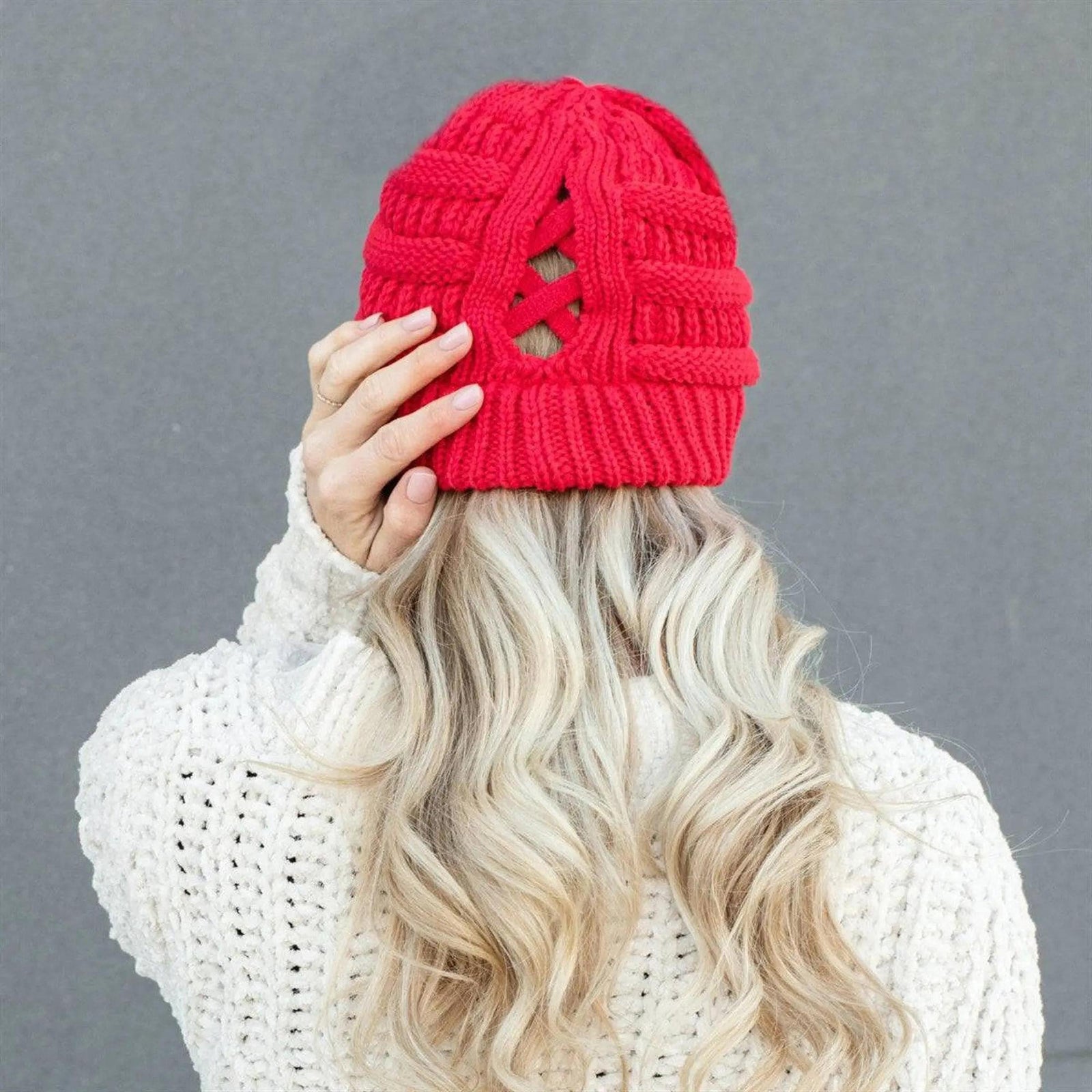 CC Criss - Cross Pony Beanie - Truly Contagious