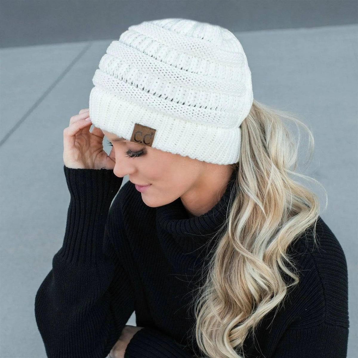 CC Criss - Cross Pony Beanie - Truly Contagious