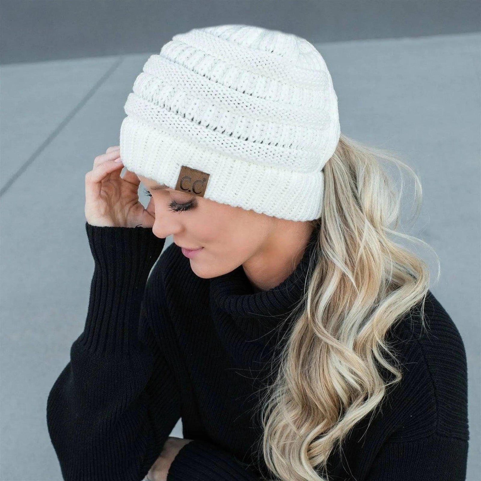 CC Criss - Cross Pony Beanie - Truly Contagious