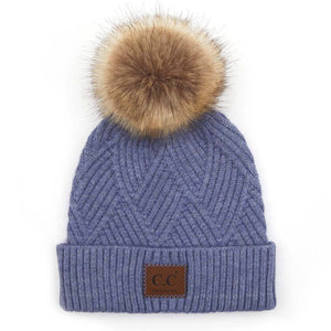 CC Criss - Cross Suede Patch Kids Toddler to Adult Beanie Adult - Truly Contagious