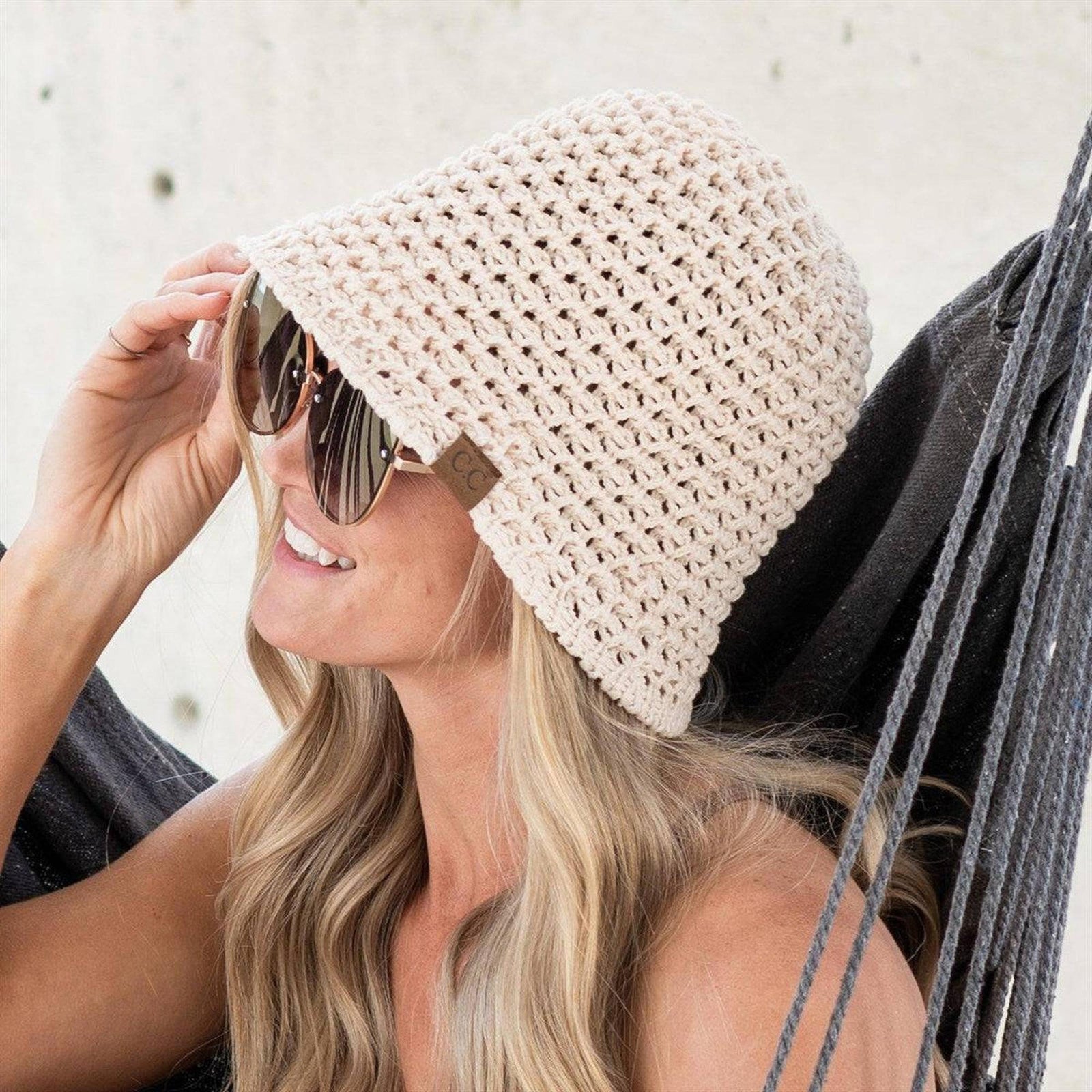 CC Crochet Knit Hat | Foldable - Truly Contagious