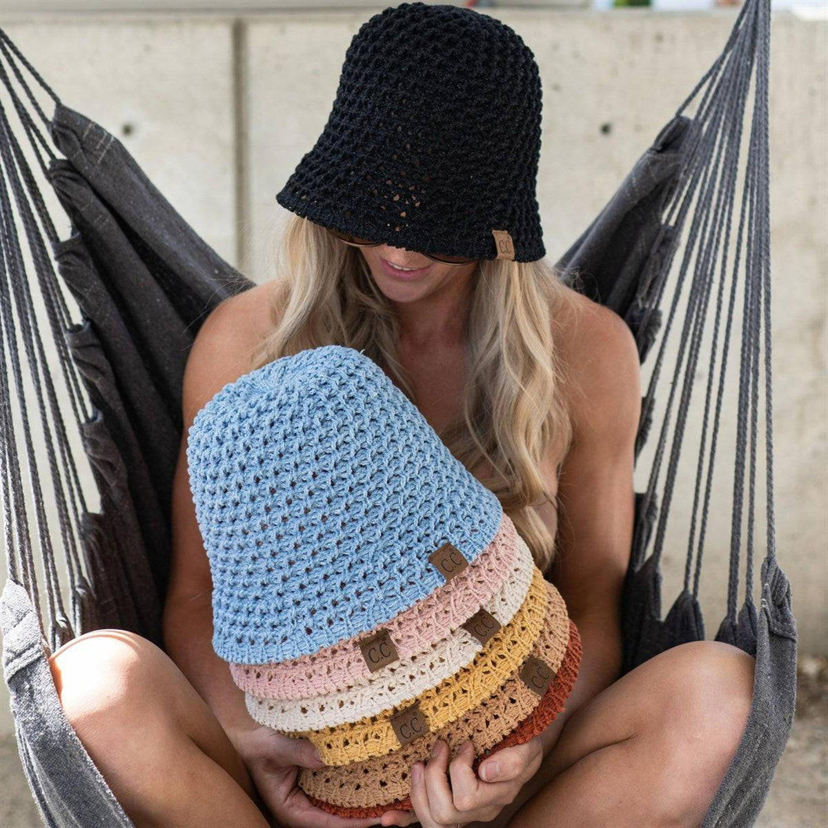 CC Crochet Knit Hat | Foldable - Truly Contagious