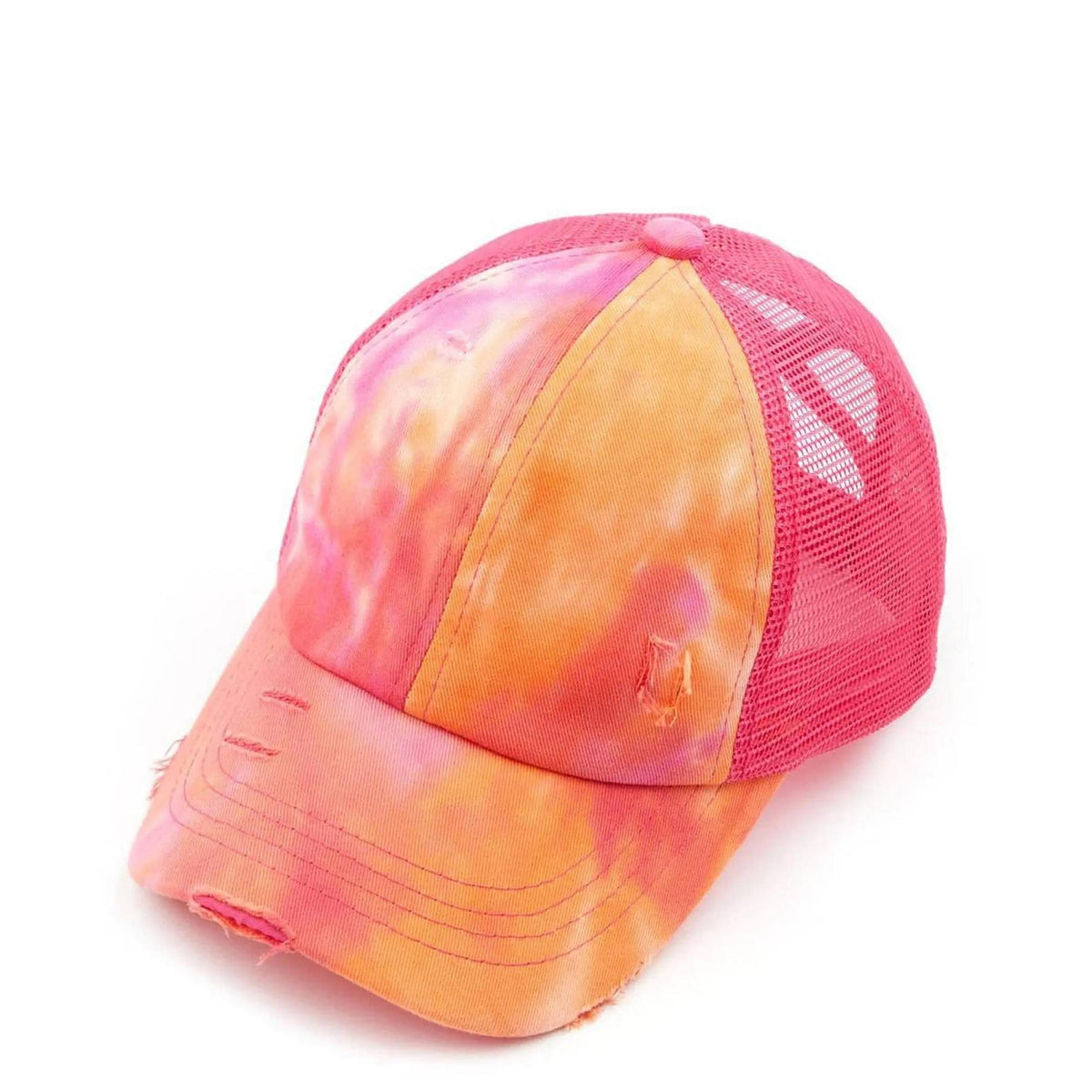 CC Diamond Dyed Mesh Criss - Cross Pony Cap - Truly Contagious