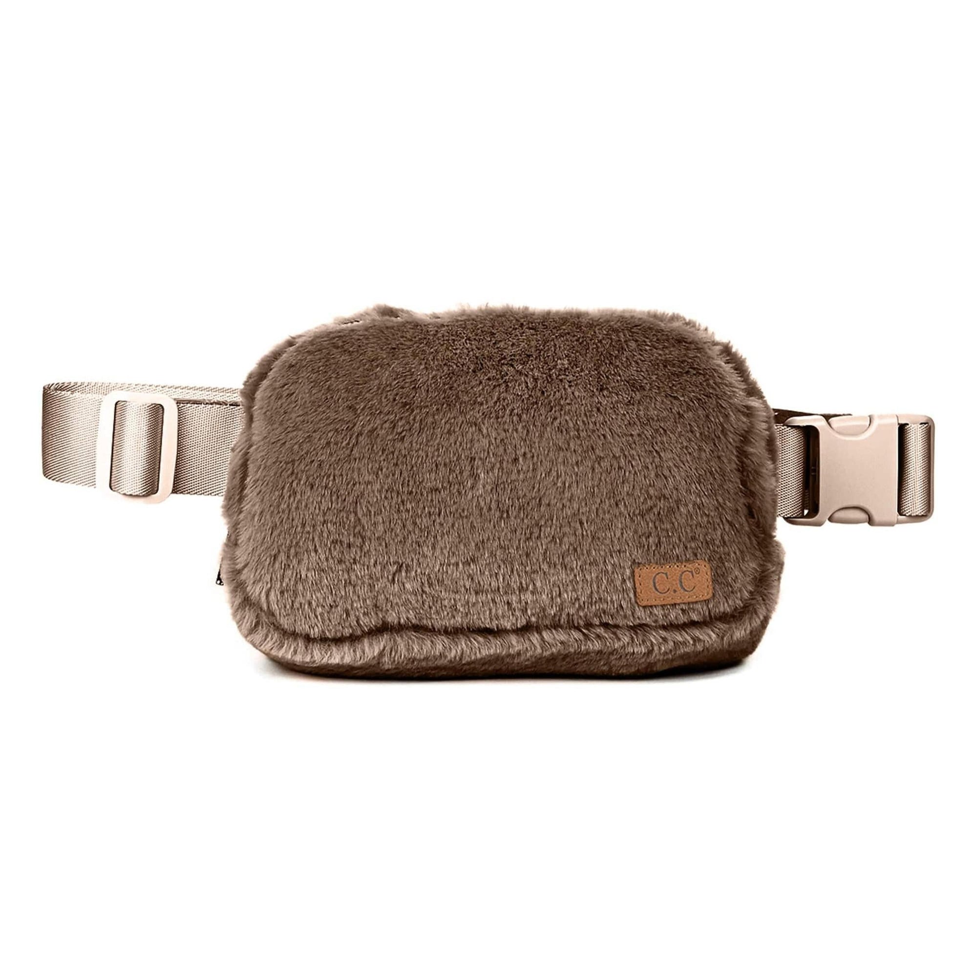 C.C Faux Fur Cross-Body Belt Bag | Fanny Pack | Sling Bag - Truly