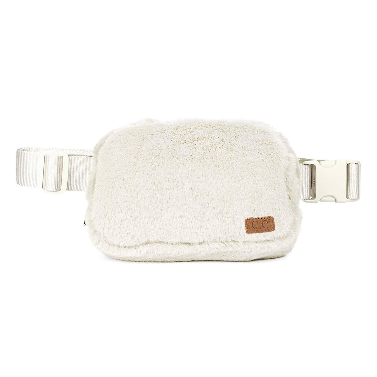 CC Faux Fur Cross - Body Belt Bag | Fanny Pack | Sling Bag - Truly Contagious