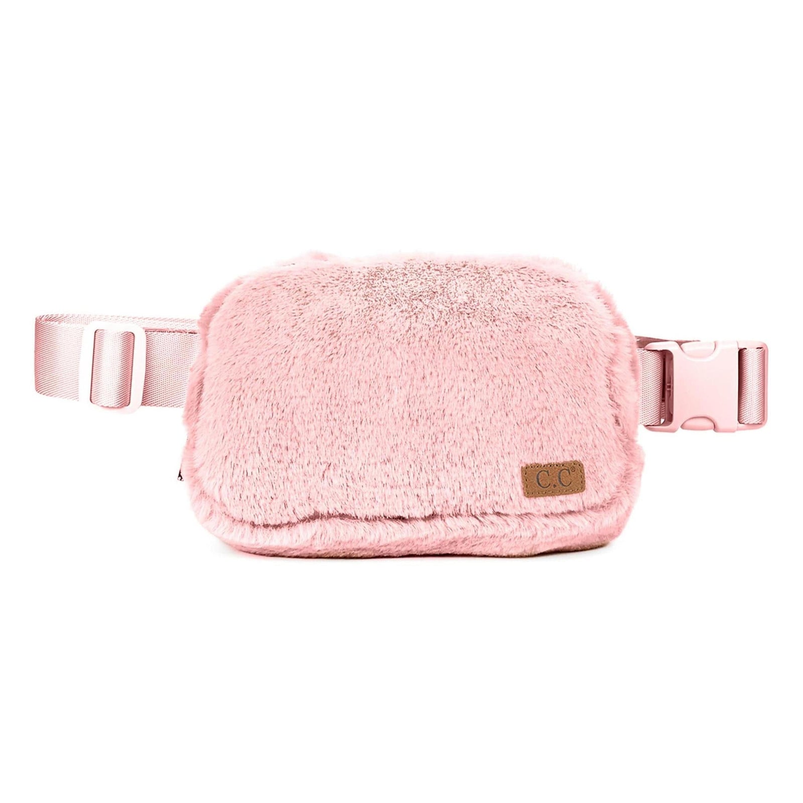 CC Faux Fur Cross - Body Belt Bag | Fanny Pack | Sling Bag - Truly Contagious