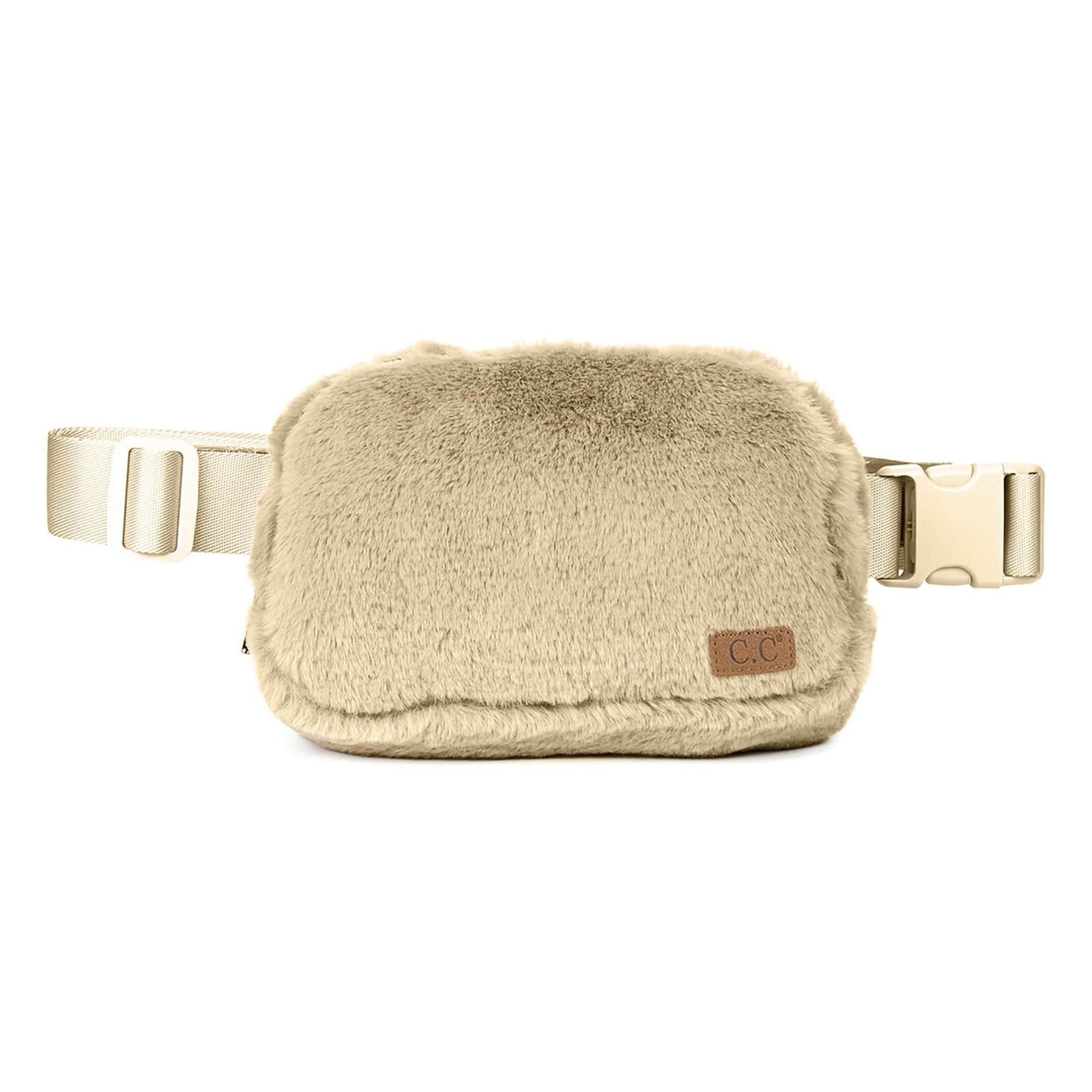 CC Faux Fur Cross - Body Belt Bag | Fanny Pack | Sling Bag - Truly Contagious