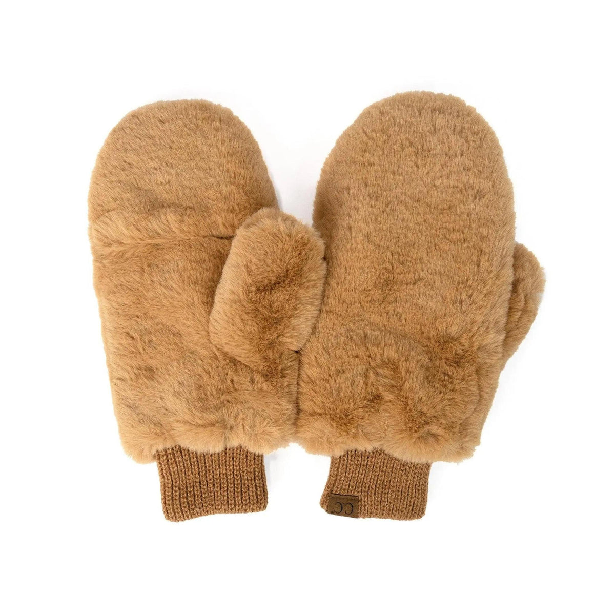 CC Faux Fur Touchscreen Accessible Mittens - Truly Contagious